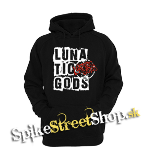 LUNATIC GODS - Logo Lunatic Gods - čierna pánska mikina