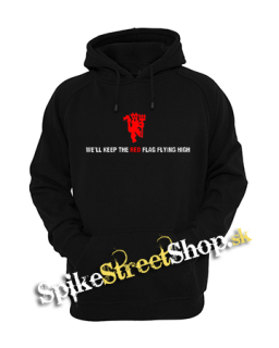 MANCHESTER UNITED - We'll Keep The Red - čierna pánska mikina