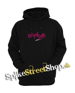 NEW YORK DOLLS - Logo - čierna pánska mikina