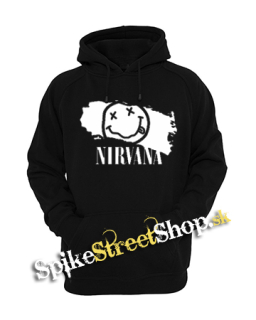 NIRVANA - Smile - čierna pánska mikina