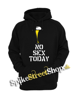 NO SEX TODAY - čierna pánska mikina