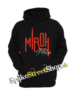 STRAY KIDS - Logo Miroh - čierna pánska mikina
