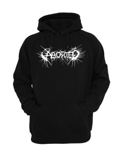 ABORTED - Logo - čierna detská mikina