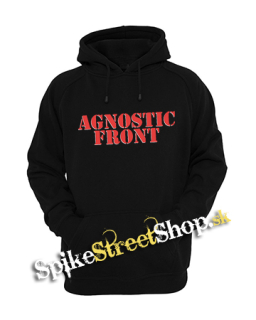AGNOSTIC FRONT - Logo Red - čierna detská mikina