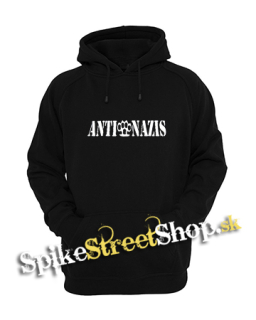 ANTI NAZIS - čierna detská mikina