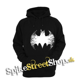 BATMAN - Cracked Emblem - čierna detská mikina
