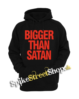 BIGGER THAN SATAN - čierna detská mikina