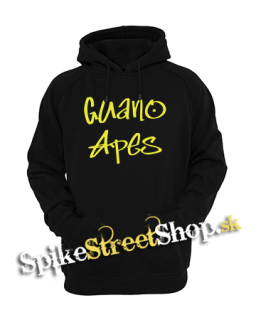 GUANO APES - Logo Yellow - čierna detská mikina