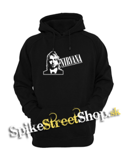 KURT COBAIN - NIRVANA - Academy Portrait - čierna detská mikina
