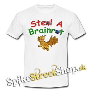ROBLOX - STEAL A BRAINROT - Dragon Cannelloni - biele pánske tričko