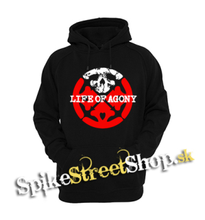 LIFE OF AGONY - Logo Symbol Crest - čierna detská mikina