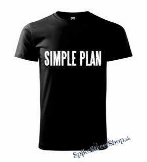 SIMPLE PLAN - White Logo - pánske tričko (-30%=VÝPREDAJ)