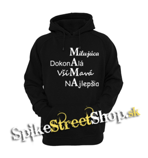 MAMA - čierna detská mikina