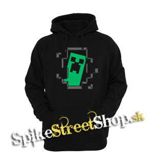 MINECRAFT - Hello I'm Creeper - čierna detská mikina