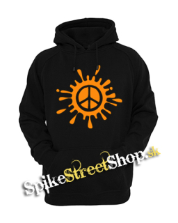 PEACE - čierna detská mikina
