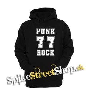 PUNKROCK 77 - Logo - čierna detská mikina