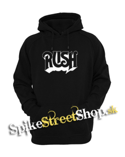 RUSH - Logo White - čierna detská mikina