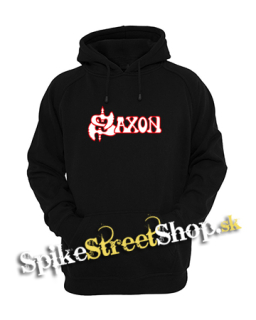 SAXON - Logo - čierna detská mikina