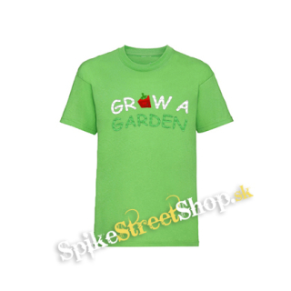 ROBLOX - GROW A GARDEN - Logo - Limetkové pánske tričko