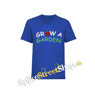ROBLOX - GROW A GARDEN - Logo - kráľovskymodré pánske tričko