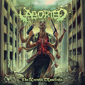 Fotonášivka ABORTED - The Necrotic Manifesto