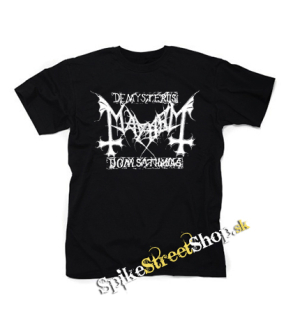 MAYHEM - Logo De Mysteriis Dom Sathanas - pánske tričko