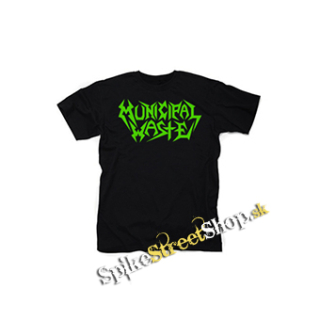 MUNICIPAL WASTE - Logo Green - pánske tričko