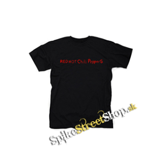 RED HOT CHILI PEPPERS - Red Written Logo By The Way - pánske tričko