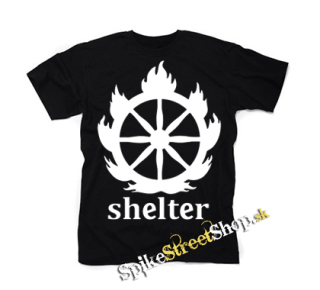 SHELTER - Logo - pánske tričko