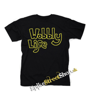 WOBBLY LIFE - Logo Yellow - pánske tričko