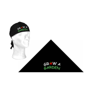 ROBLOX - GROW A GARDEN - Logo - čierna bavlnená šatka na hlavu