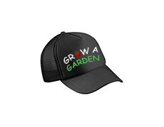 ROBLOX - GROW A GARDEN - čierna sieťkovaná šiltovka model "Trucker Cap"