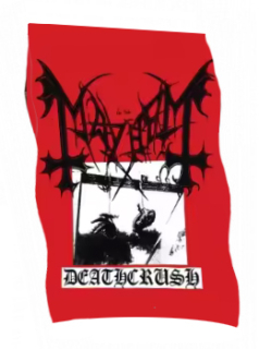 MAYHEM - Deathcrush - vlajka (-50%=VÝPREDAJ)