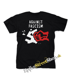 AGAINST FASCISM - čierne detské tričko