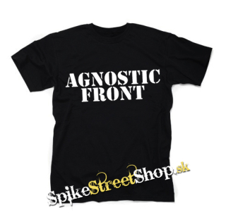 AGNOSTIC FRONT - Logo - čierne detské tričko