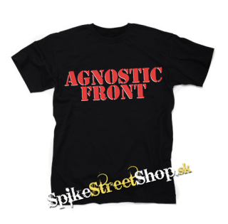 AGNOSTIC FRONT - Logo Red - čierne detské tričko