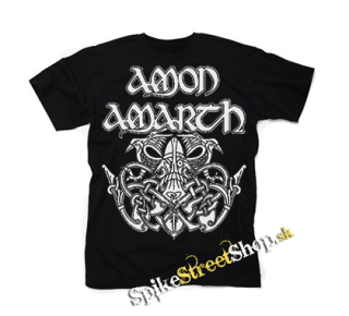 AMON AMARTH - Logo Mjolnir - čierne detské tričko