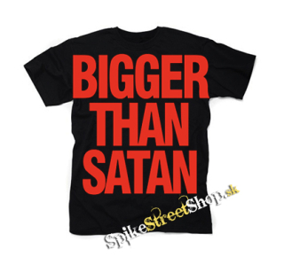 BIGGER THAN SATAN - čierne detské tričko