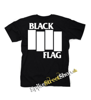 BLACK FLAG - Logo Crest - čierne detské tričko