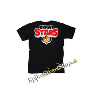 BRAWL STARS - Gold Logo - čierne detské tričko