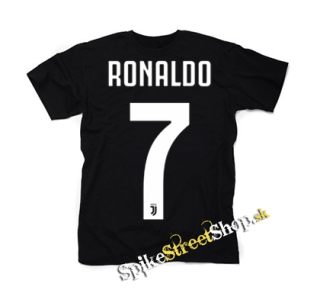 CRISTIANO RONALDO - 7 - čierne detské tričko