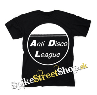 ANTI DISCO LEAGUE - Logo Circle - čierne detské tričko