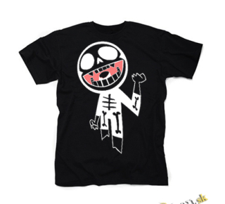 GORILLAZ - Bonesy - čierne detské tričko