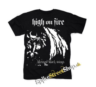 HIGH ON FIRE - Blessed Black Wings - čierne detské tričko