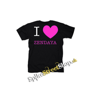 I LOVE ZENDAYA - čierne detské tričko