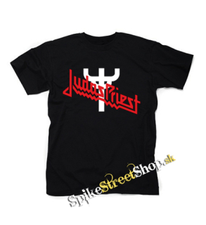 JUDAS PRIEST - Classic Logo Cross Symbol - čierne detské tričko