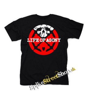LIFE OF AGONY - Logo Symbol Crest - čierne detské tričko