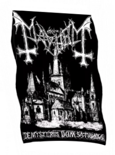 MAYHEM - De Mysteriis Dom Sathanas - vlajka (-50%=VÝPREDAJ)