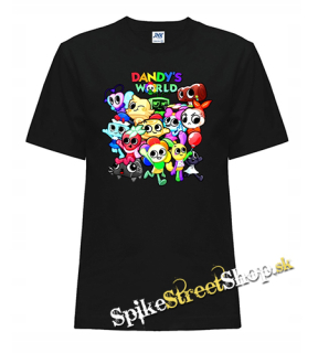 DANDY´S WORLD - čierne detské tričko