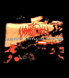 VOMITORY - Terrorize Brutalize Sodomize - chrbtová klasická plátená nášivka
